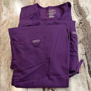 Cherokee Workwear Grape Scrub Set